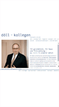 Mobile Screenshot of doell-rechtsanwaelte.de